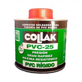 Pegamento Adhesivo PVC-25 C/PINCEL 1L COLLAK