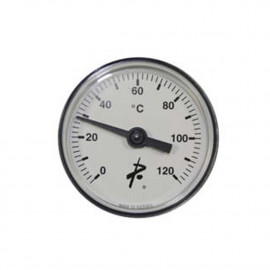 Thermomètre de contact avec pince à ressort - 63mm Ø - Potermic
