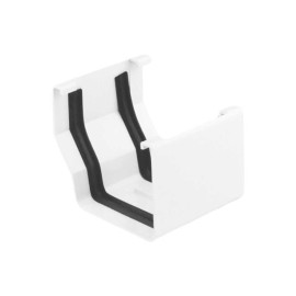 Union Profil avec joint carré 70x70 L'écoulement de l'EUME en PVC blanc- Ferroplast
